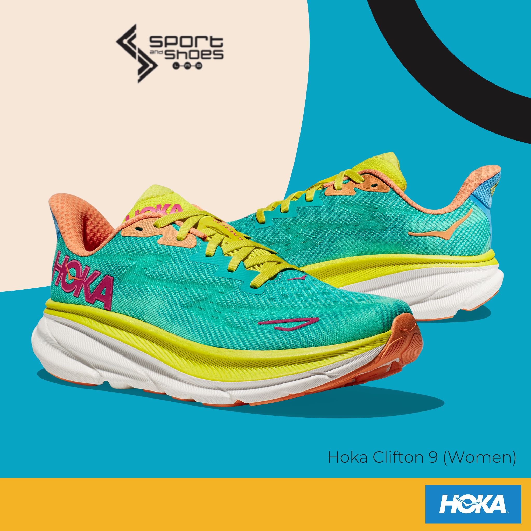 Hoka Clifton9 WIDE (W) (1132211-CEPR)